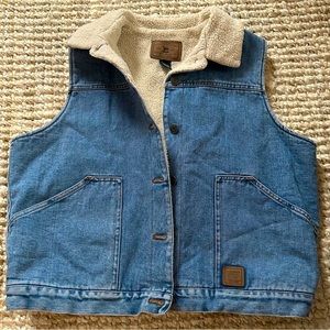 Vintage Ralph Lauren Medium Wash Jean Vest